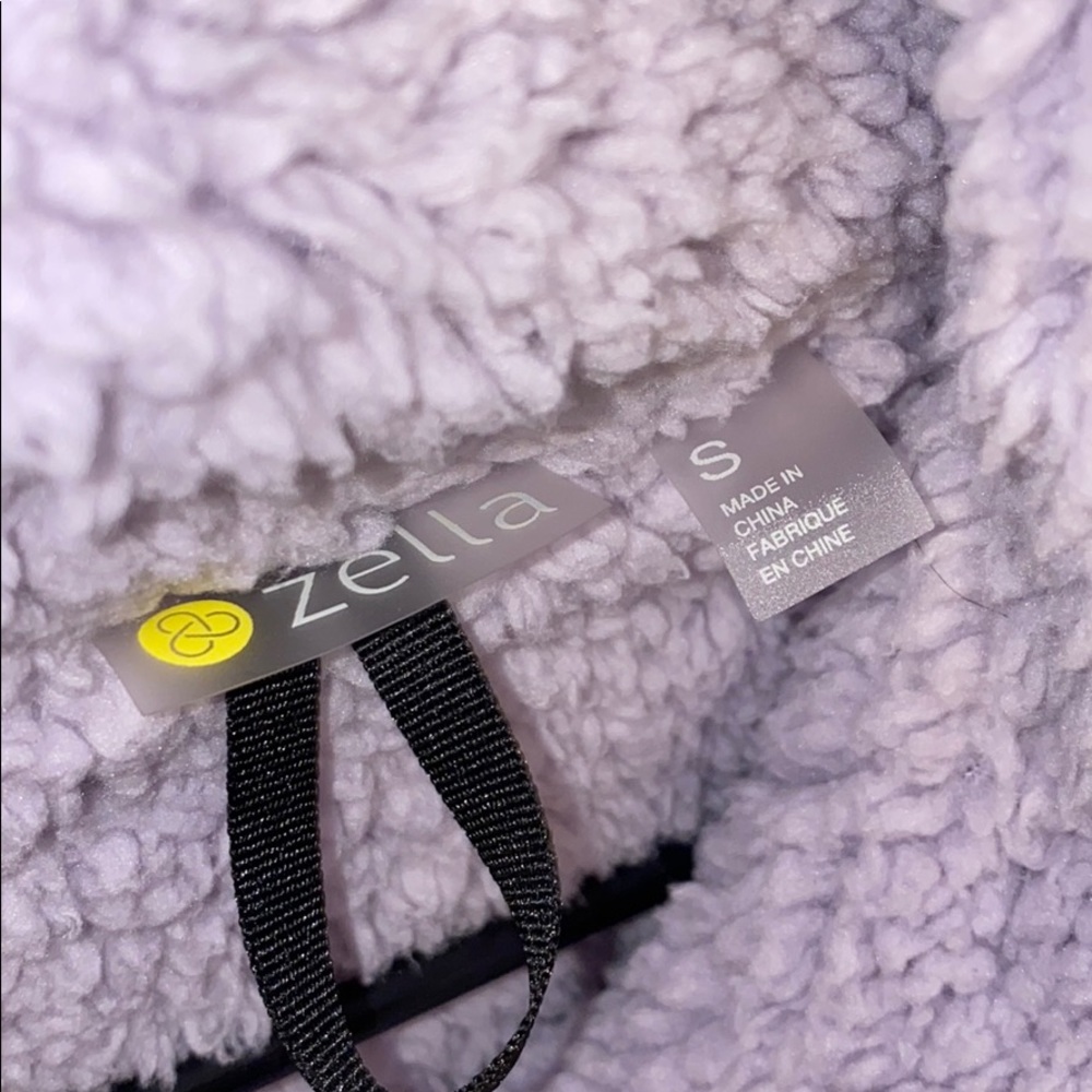 Zella Sadie Fleece Jacket Purple - Picture 5 of 7